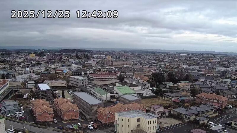 市役所屋上から大田原市内のライブカメラ|栃木県大田原市のサムネイル