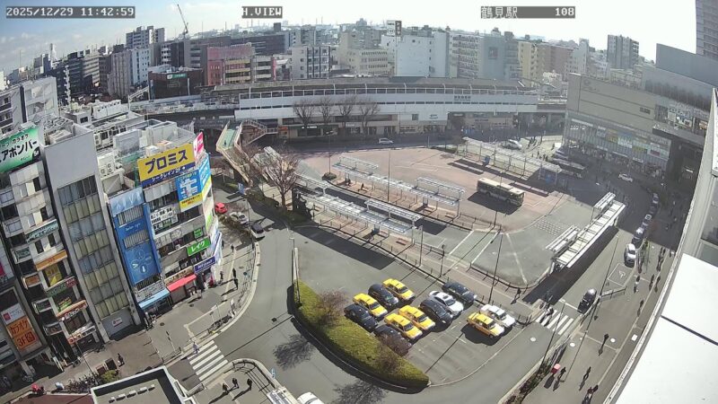 京急本線・京急鶴見駅西口周辺のライブカメラ|神奈川県横浜市のサムネイル