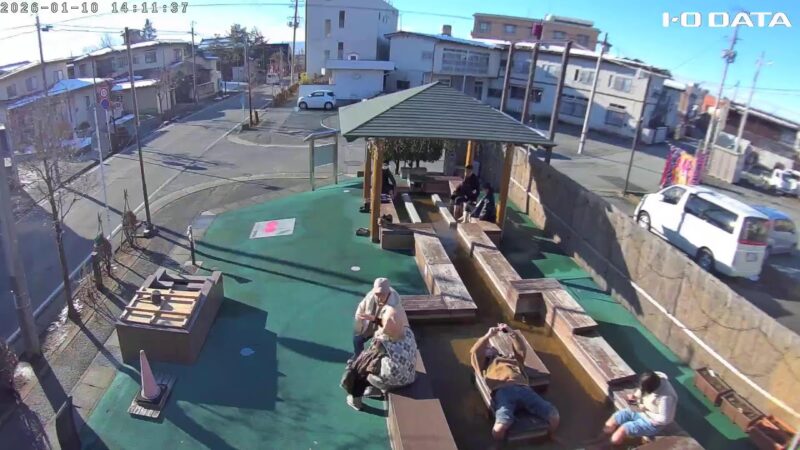 さくらんぼ東根温泉ポケットパーク足湯のライブカメラ|山形県東根市のサムネイル