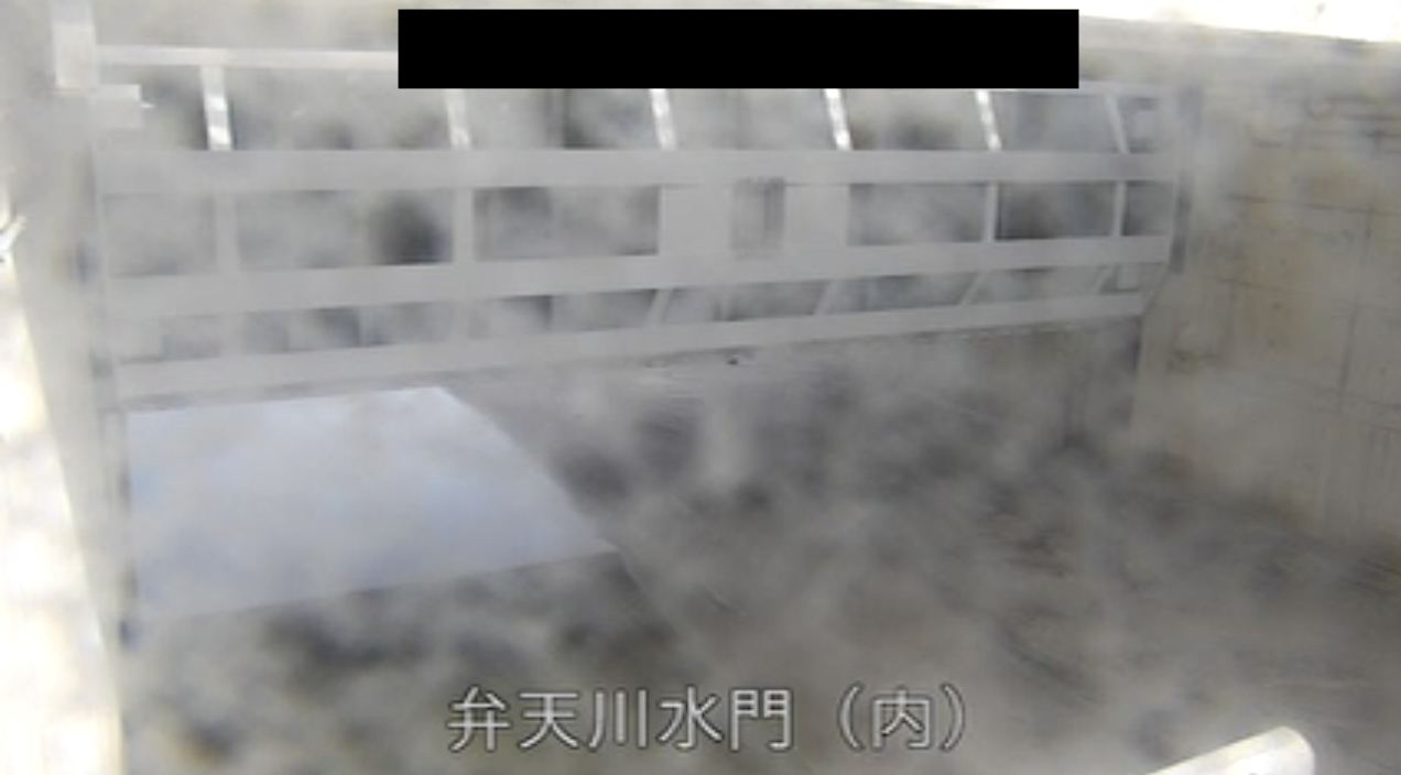 弁天川 水門（内水）のライブカメラ|福島県いわき市のサムネイル