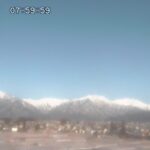 大町市役所庁舎屋上から望む北アルプスと大町市街のライブカメラ|長野県大町市のサムネイル
