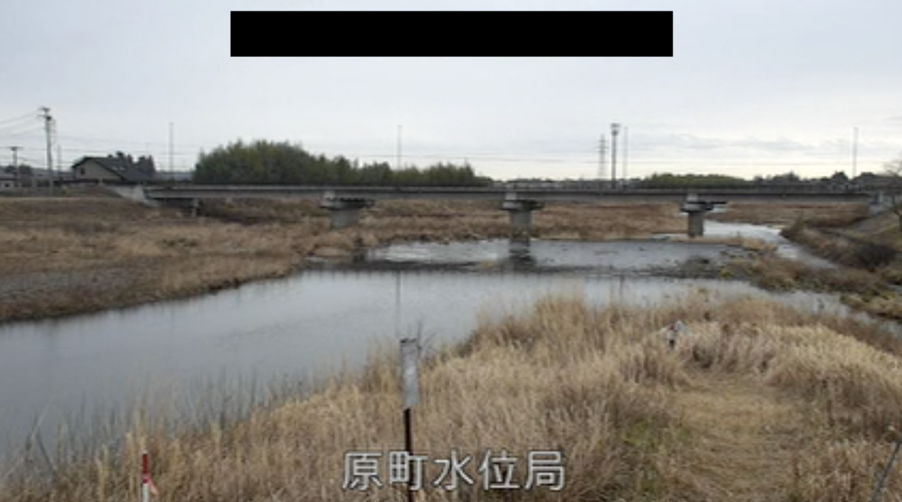 新田川 原町水位局のライブカメラ|福島県南相馬市のサムネイル