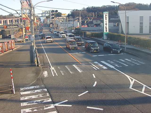 富山県道44号 茶屋町交差点のライブカメラ|富山県富山市のサムネイル