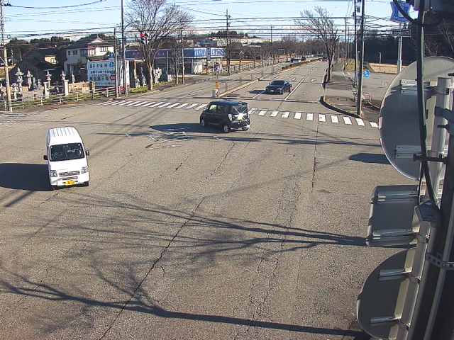 富山県道58号 生源寺交差点のライブカメラ|富山県射水市のサムネイル