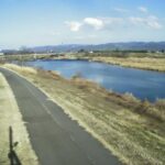 阿武隈川 伊達崎綿ノシバ L12.4kのライブカメラ|福島県桑折町のサムネイル