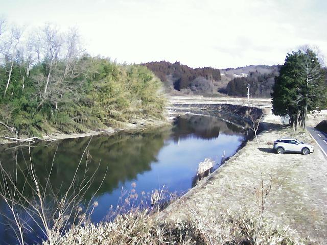 阿武隈川 竜崎下古辺田 R107.4kのライブカメラ|福島県須賀川市のサムネイル