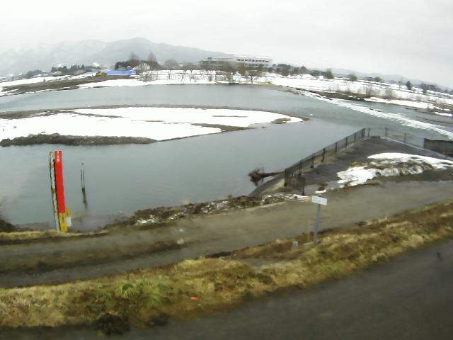 赤川 黒川 23.4k右岸のライブカメラ|山形県鶴岡市のサムネイル