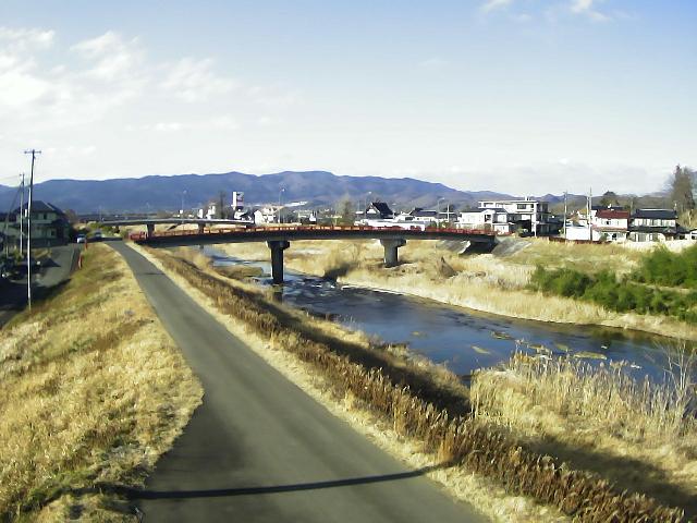 広瀬川 梁川町上川原 L2.0k+30のライブカメラ|福島県伊達市のサムネイル