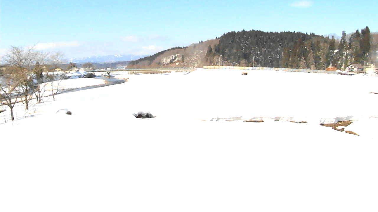 金山川 平岡橋 2.6k左岸のライブカメラ|山形県真室川町のサムネイル