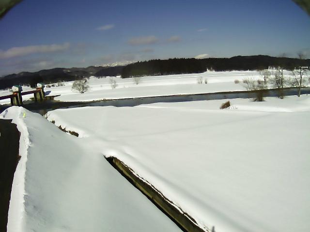 真室川 石名坂 0.4k左岸のライブカメラ|山形県鮭川村のサムネイル