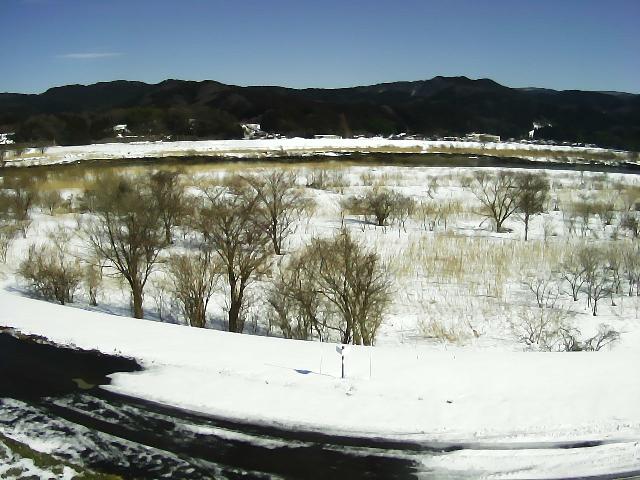 最上川 狩川 21.8k左岸のライブカメラ|山形県庄内町のサムネイル