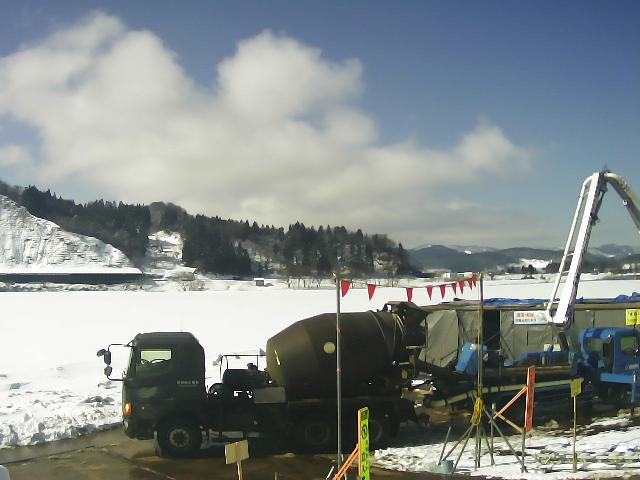 最上川 金打坊 45.9k右岸のライブカメラ|山形県戸沢村のサムネイル