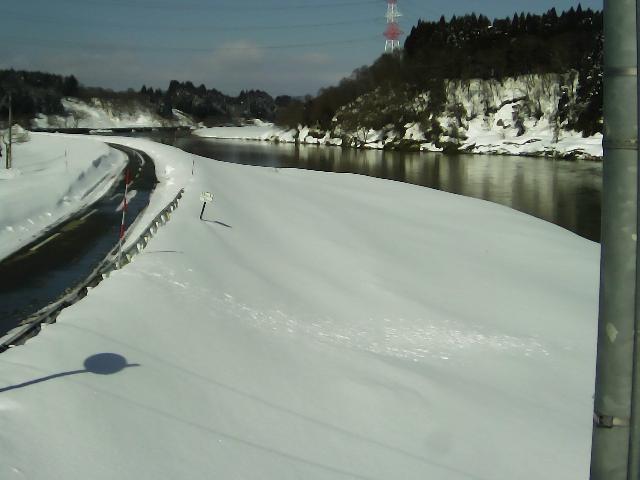 最上川 本堀内 60.5k左岸のライブカメラ|山形県舟形町のサムネイル