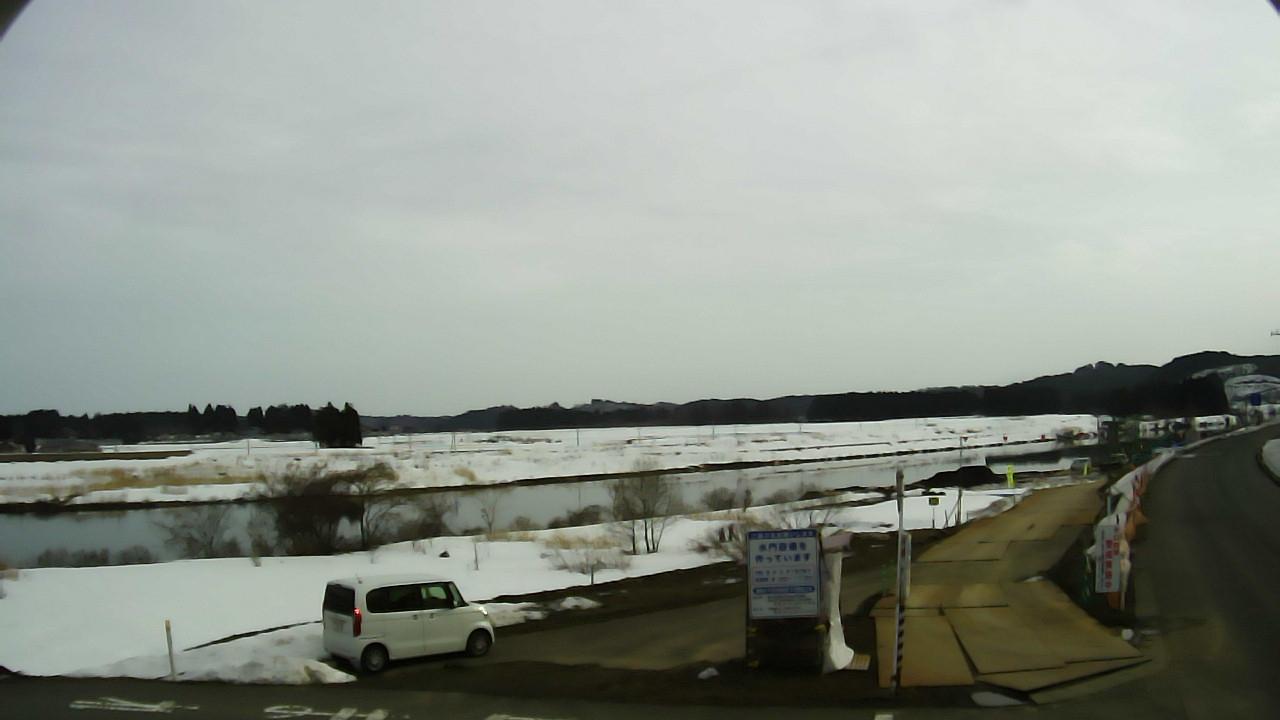 雄物川 27.2k左岸のライブカメラ|秋田県秋田市のサムネイル