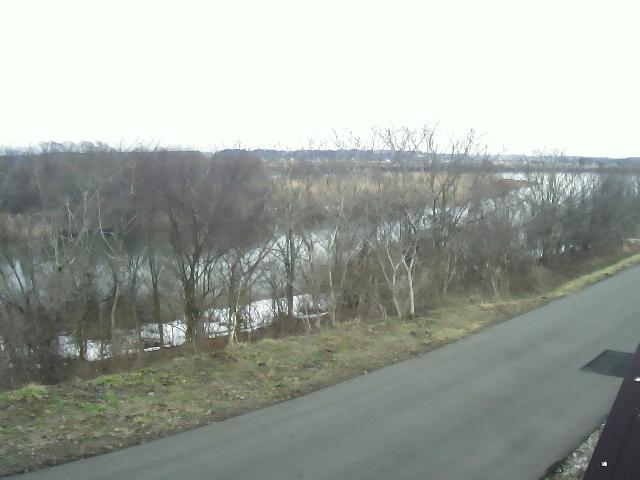 雄物川 6.6k左岸のライブカメラ|秋田県秋田市のサムネイル