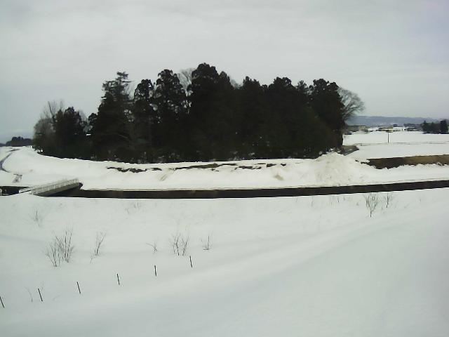 雄物川 大宮川合流点付近 77.4k右岸のライブカメラ|秋田県横手市のサムネイル