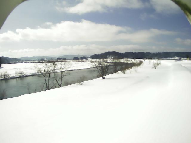 鮭川 松坂 6.8k右岸のライブカメラ|山形県戸沢村のサムネイル