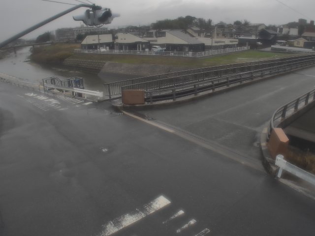 中元寺川 左岸8k300十二祖橋上流のライブカメラ|福岡県田川市のサムネイル