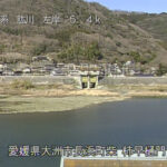 肱川 左岸5k4大洲市 柿早樋門のライブカメラ|愛媛県大洲市のサムネイル