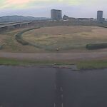 百間川 左岸 12k400のライブカメラ|岡山県岡山市のサムネイル