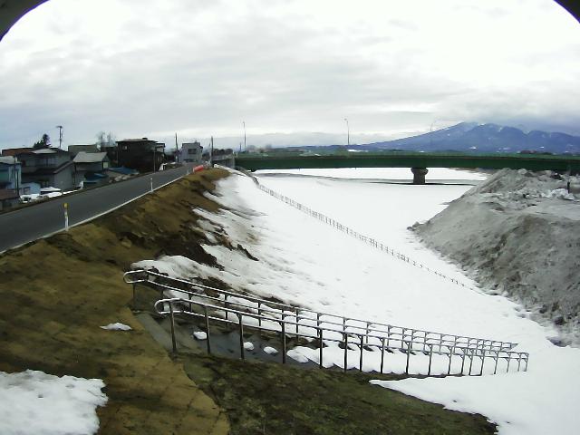 岩木川 五所川原 34.2k右岸のライブカメラ|青森県鶴田町のサムネイル