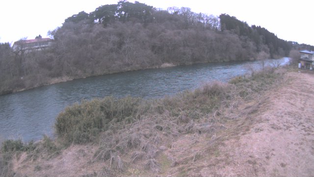 北上川 上流 142.8km左岸のライブカメラ|岩手県盛岡市のサムネイル