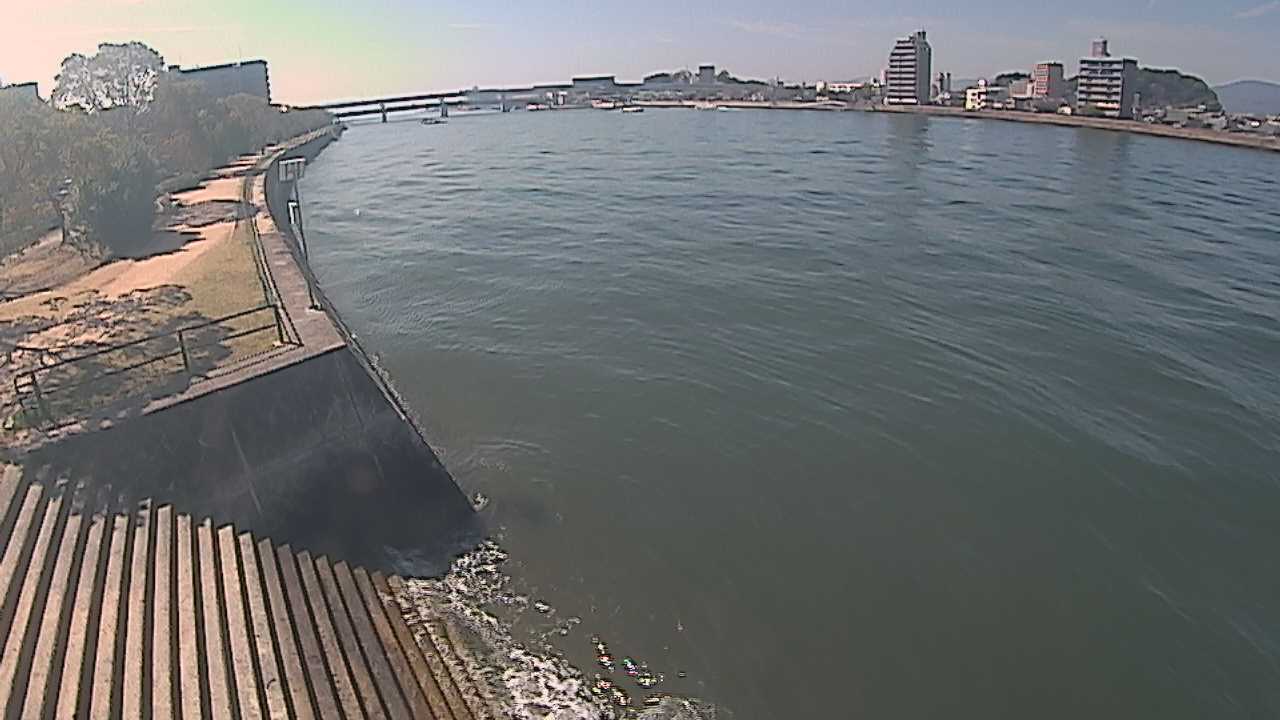 旧太田川 左岸 C0.2kmのライブカメラ|広島県広島市のサムネイル
