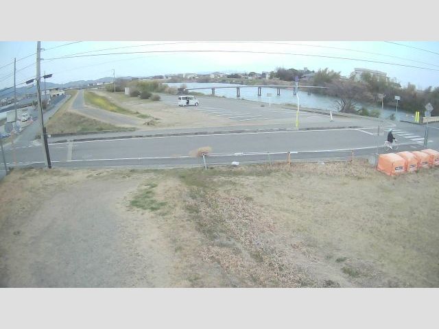 旧吉野川 新高橋箇所 旧吉野川左岸10k8付近のライブカメラ|徳島県北島町のサムネイル