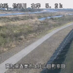 物部川 右岸5k2香美市 京田樋門のライブカメラ|高知県香美市のサムネイル
