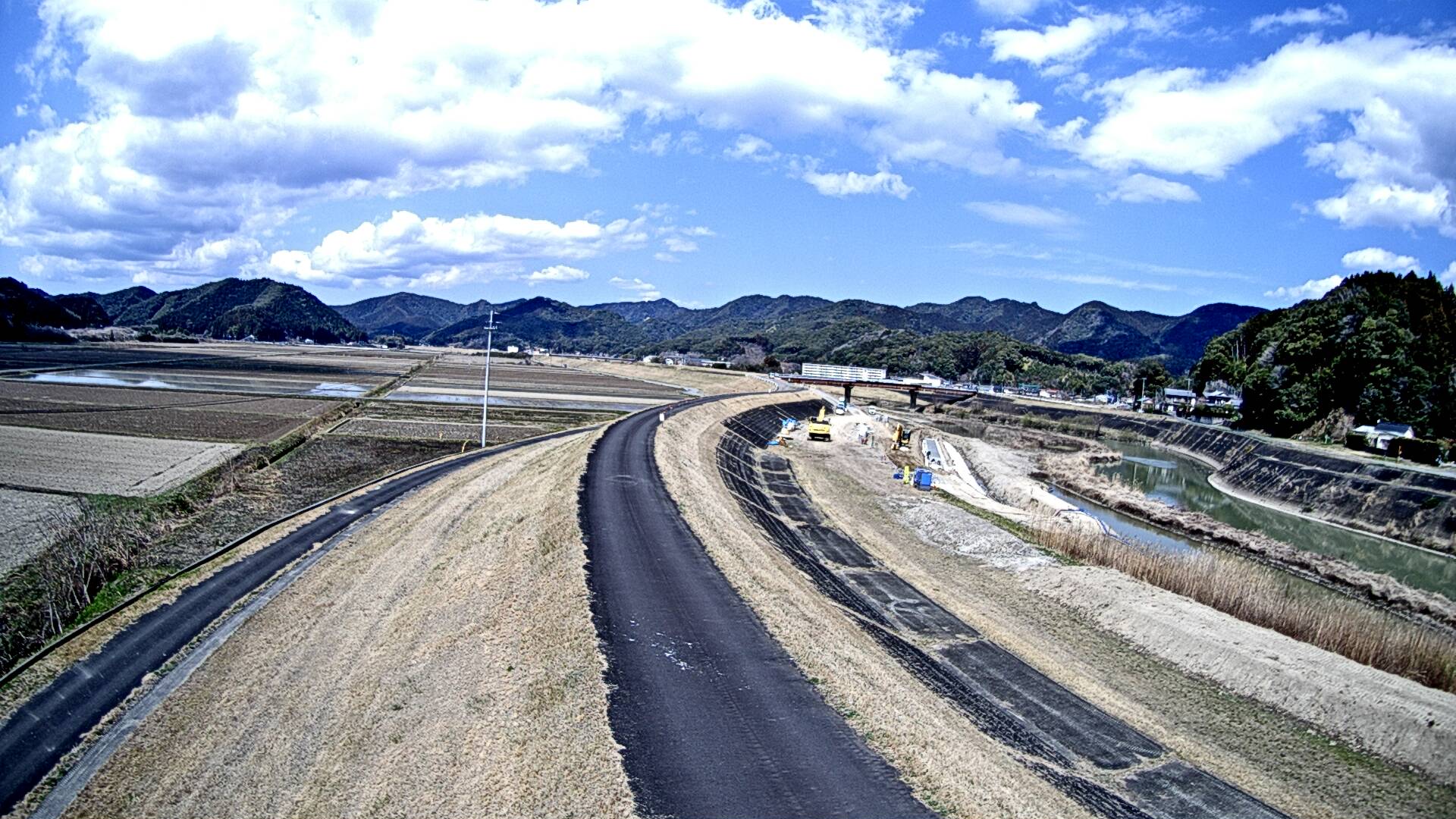 中筋川 右岸9k0四万十市森沢のライブカメラ|高知県四万十市のサムネイル