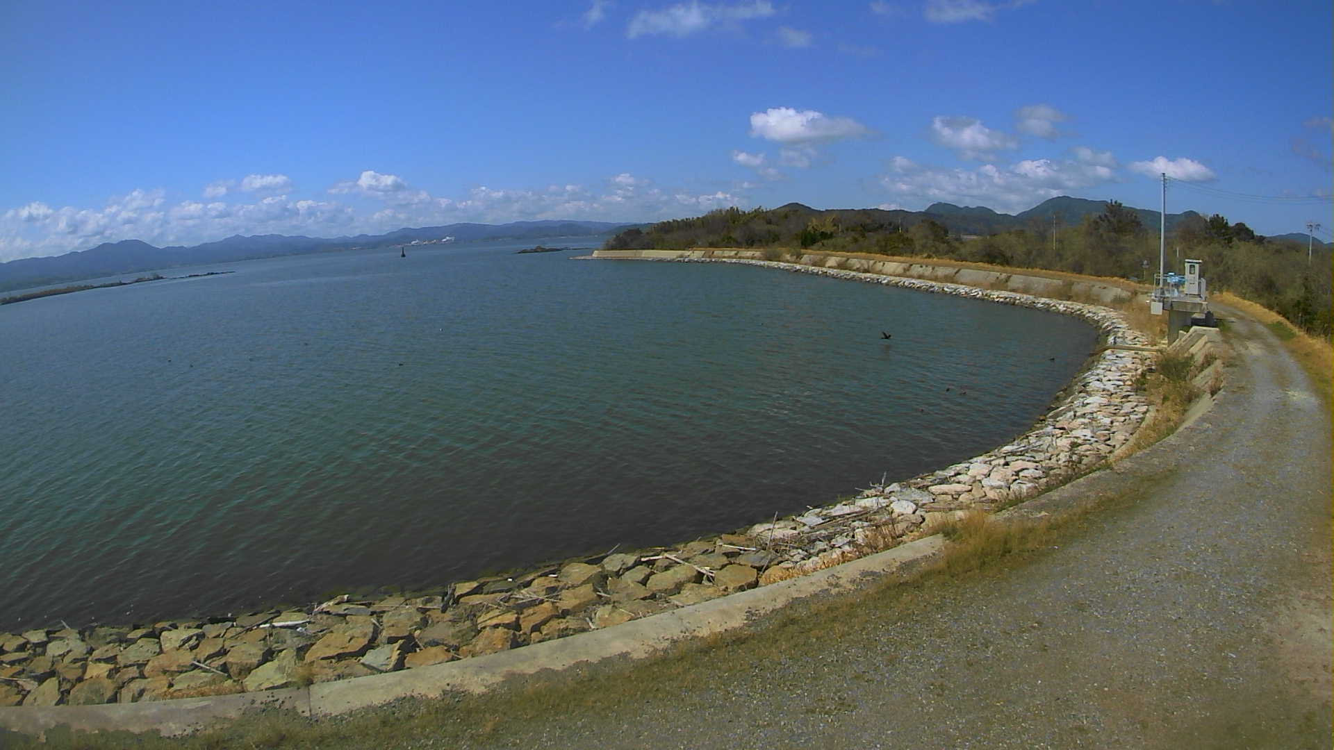 中海 八束町波入地区0k200のライブカメラ|島根県松江市のサムネイル