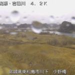 鳴瀬川 小野橋 4.2kmのライブカメラ|宮城県東松島市のサムネイル