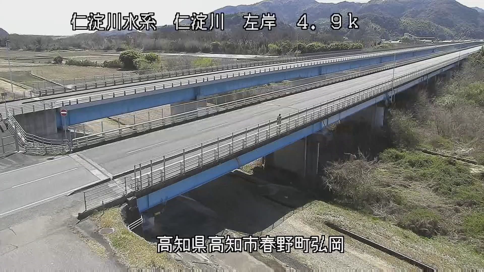 仁淀川 左岸4k7高知市 弘岡のライブカメラ|高知県高知市のサムネイル