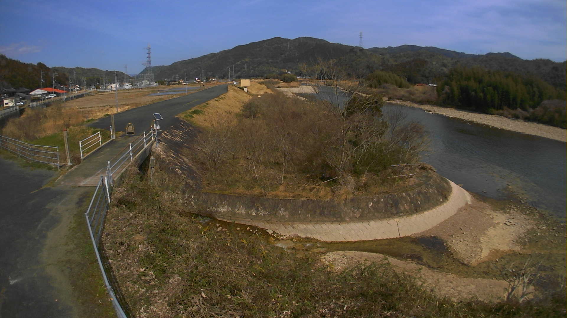 佐波川 右岸 下切排水樋門16k200のライブカメラ|山口県防府市のサムネイル