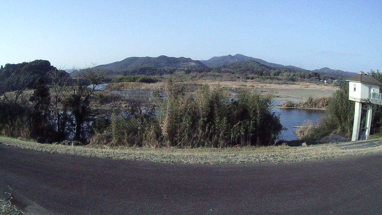 川内川 21k200庄込第一樋門のライブカメラ|鹿児島県薩摩川内市のサムネイル