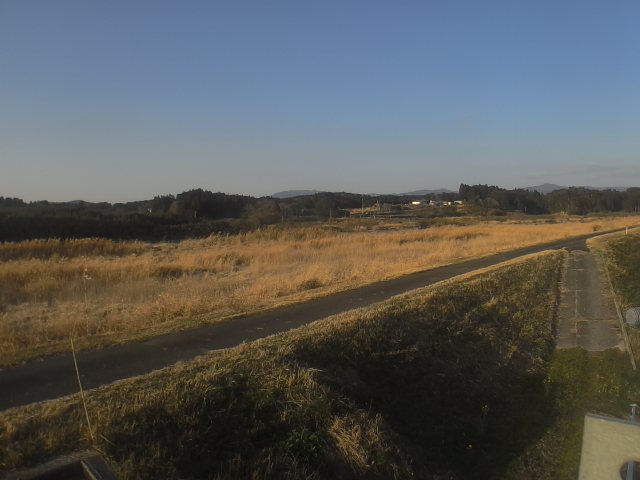 川内川 64k400筏場樋門のライブカメラ|鹿児島県伊佐市のサムネイル