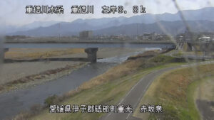 愛媛県砥部町 重信川 左岸8k8 砥部町 赤坂泉のライブカメラ