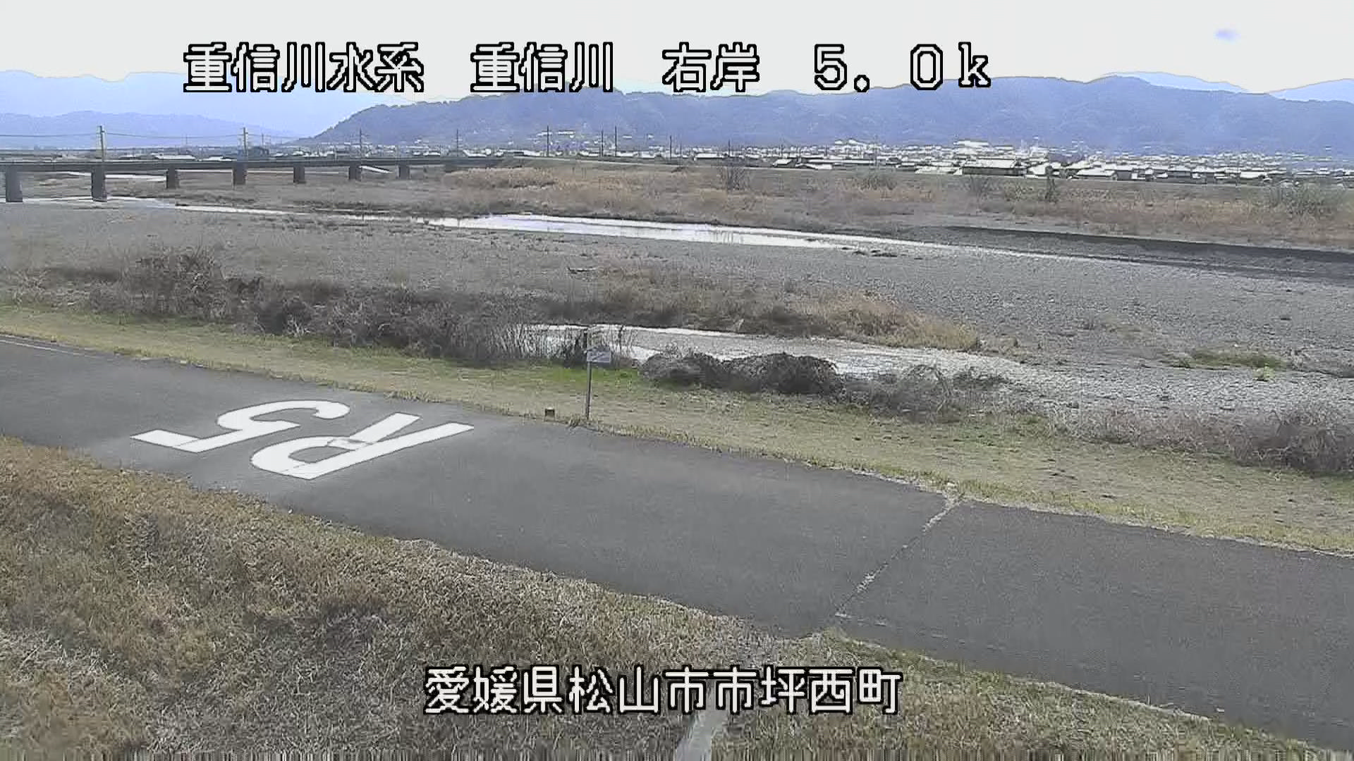 重信川 右岸5k0 松山市 市坪西のライブカメラ|愛媛県松山市のサムネイル