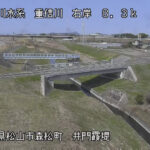 重信川 右岸8k3松山市 井門霞堤のライブカメラ|愛媛県松山市のサムネイル