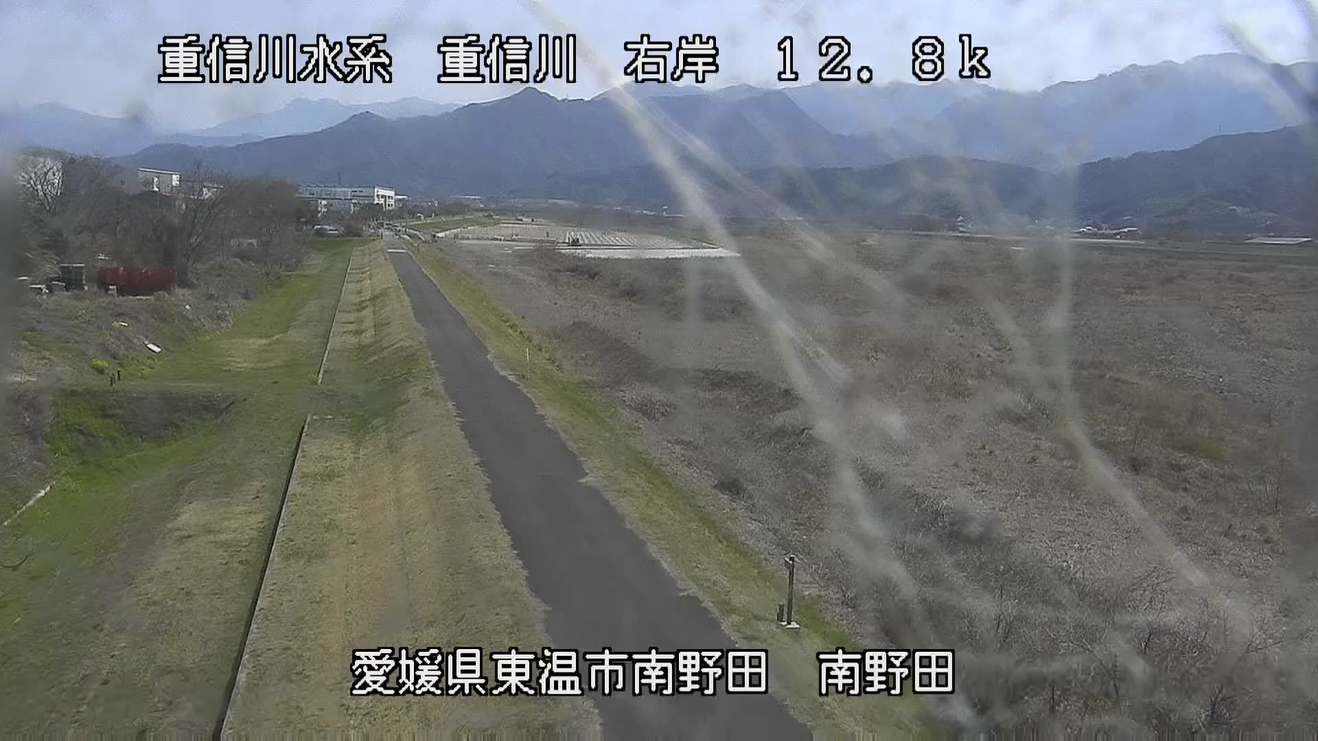 重信川 右岸12k8東温市 南野田のライブカメラ|愛媛県東温市のサムネイル