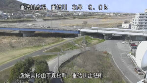 愛媛県松山市 重信川 右岸9k0松山市 重信川出張所のライブカメラ