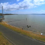 宍道湖 左岸 東水位観測所18k500のライブカメラ|島根県出雲市のサムネイル