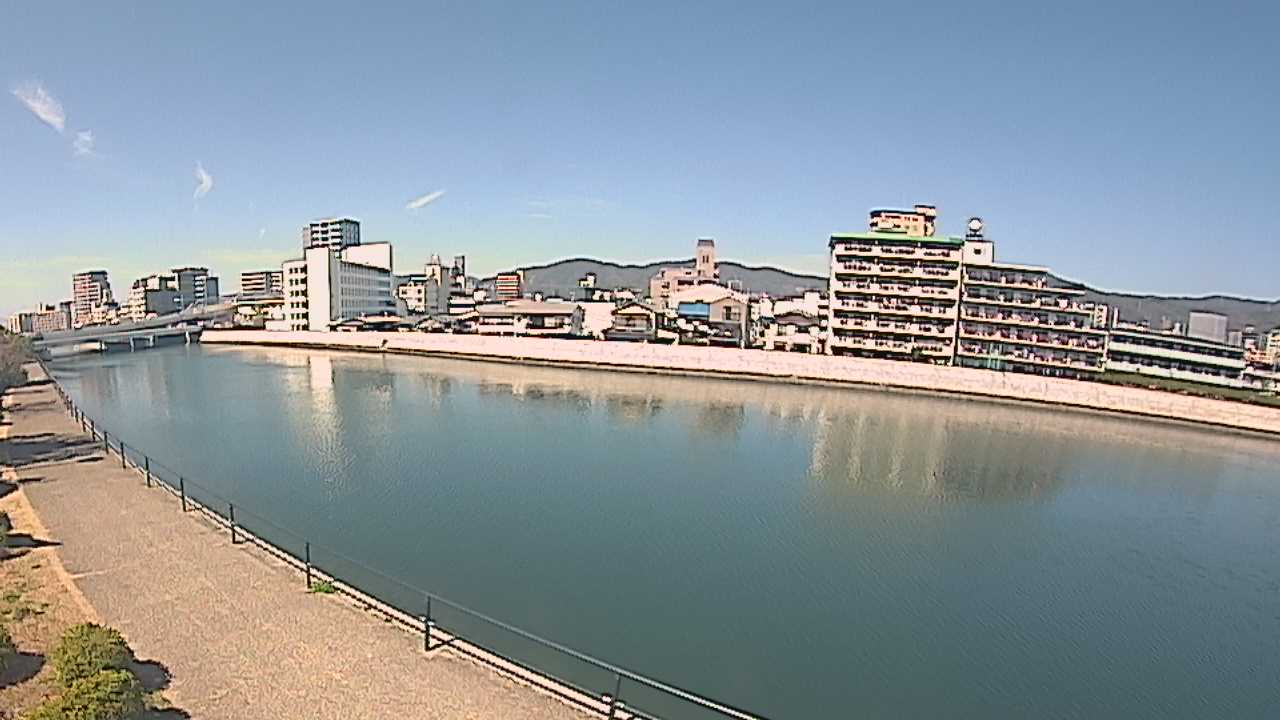 天満川 左岸 1.3kmのライブカメラ|広島県広島市のサムネイル