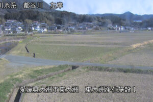 愛媛県大洲市 都谷川 左岸0k5浄化施設 大洲市東大洲1のライブカメラ