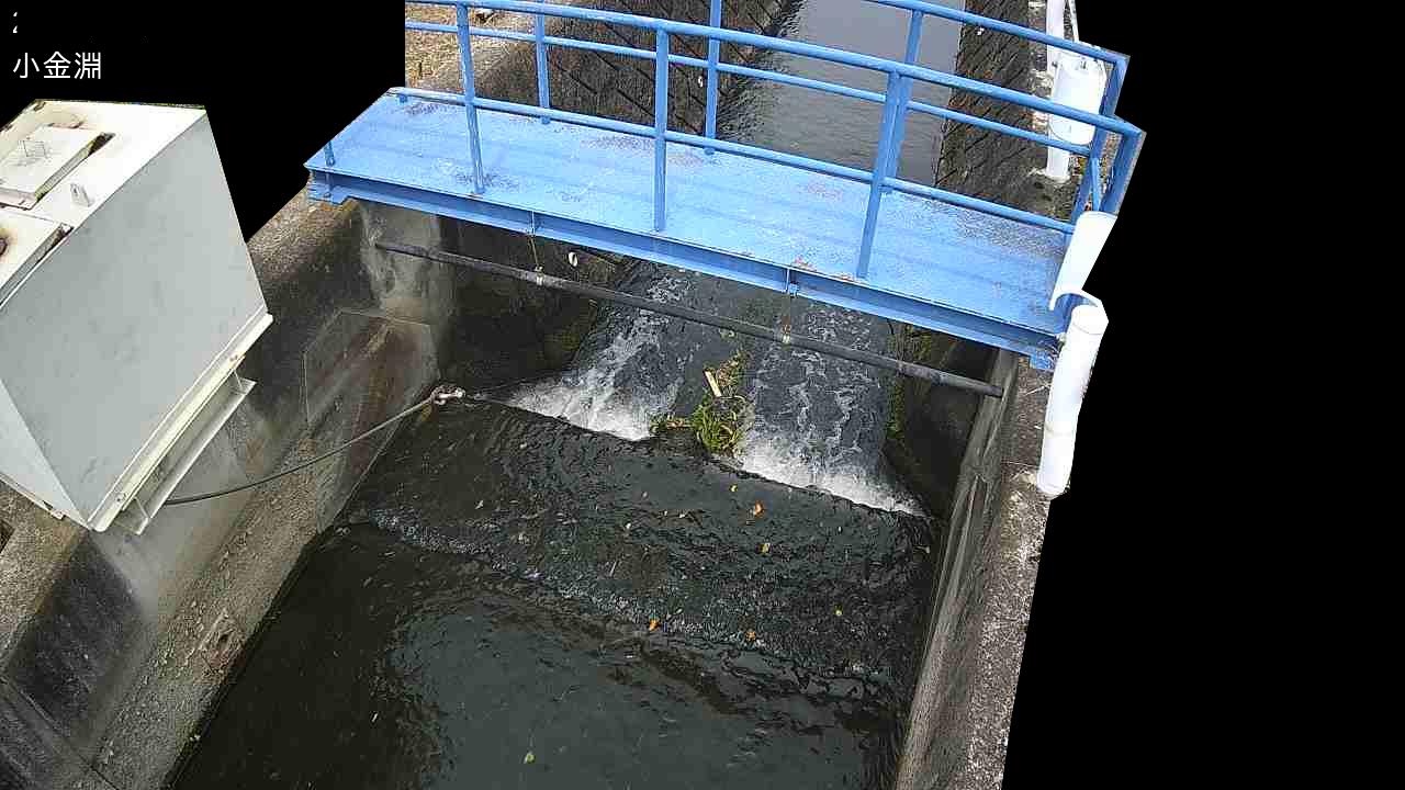 小金打川 小金淵井堰のライブカメラ|奈良県橿原市のサムネイル