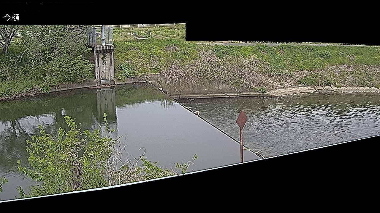 曽我川 今樋井堰のライブカメラ|奈良県橿原市のサムネイル