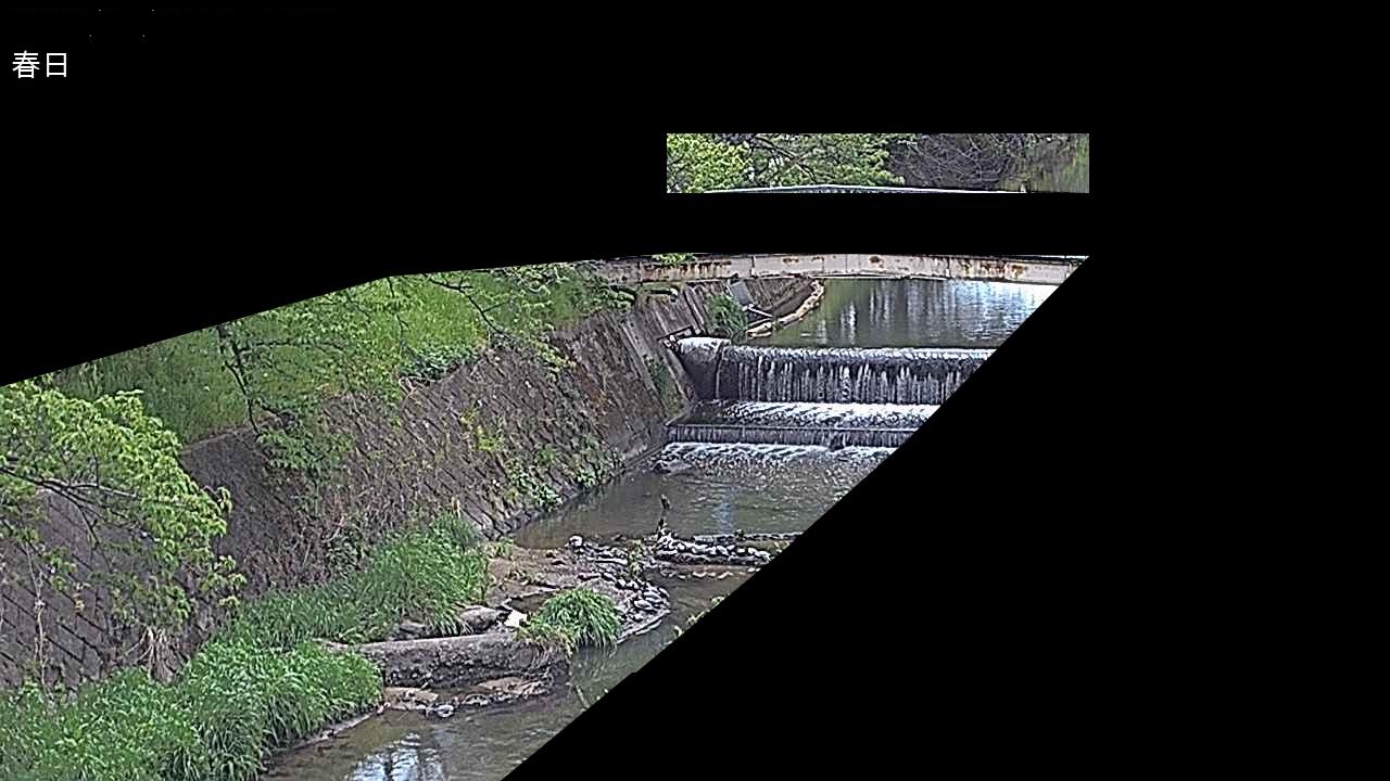 住吉川 春日井堰のライブカメラ|奈良県橿原市のサムネイル