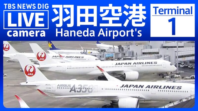 TBSより羽田空港第1ターミナルのライブカメラ|東京都大田区のサムネイル