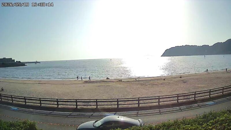新宿1丁目付近から逗子海岸海水浴場のライブカメラ|神奈川県逗子市のサムネイル
