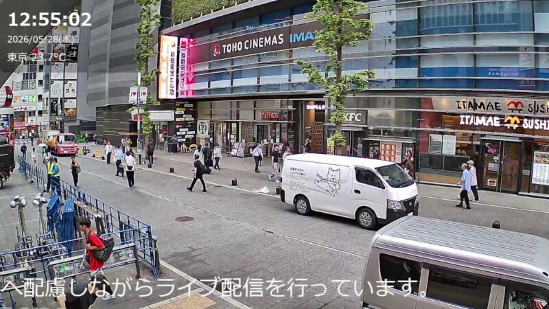 新宿歌舞伎町・東宝ビル付近のライブカメラ|東京都新宿区のサムネイル